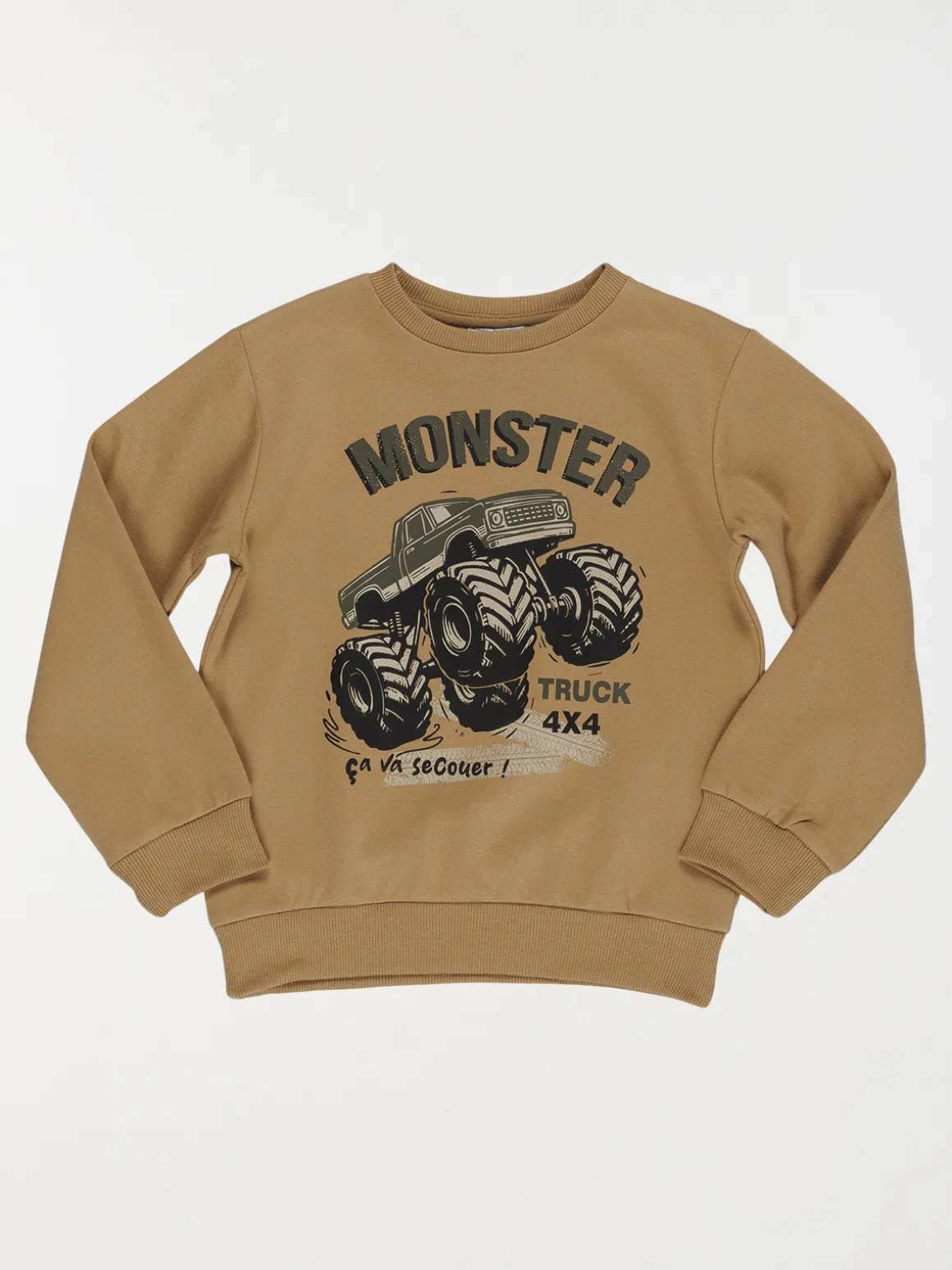 Sweat Monster truck 4x4 garçon (3-12A)