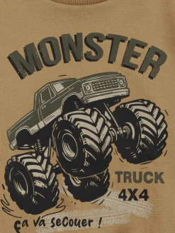 Sweat Monster truck 4x4 garçon (3-12A)