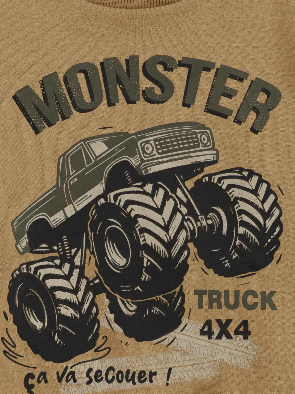 Sweat Monster truck 4x4 garçon (3-12A)
