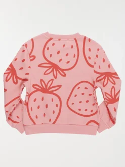 Sweat motif fraise fille (3-12A)