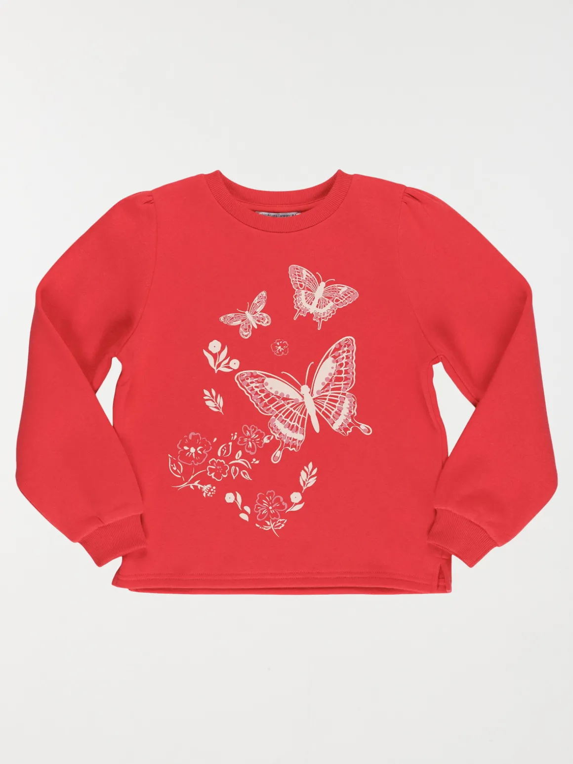 Sweat motifs papillons fille (3-12A)