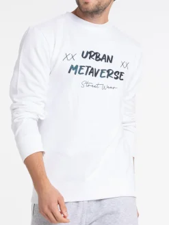 Sweat métaverse homme blanc
