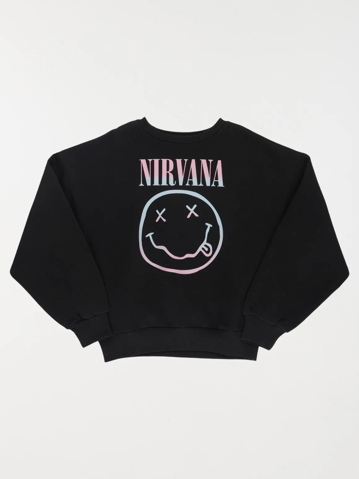 Sweat Nirvana fille noir (XXS-M)