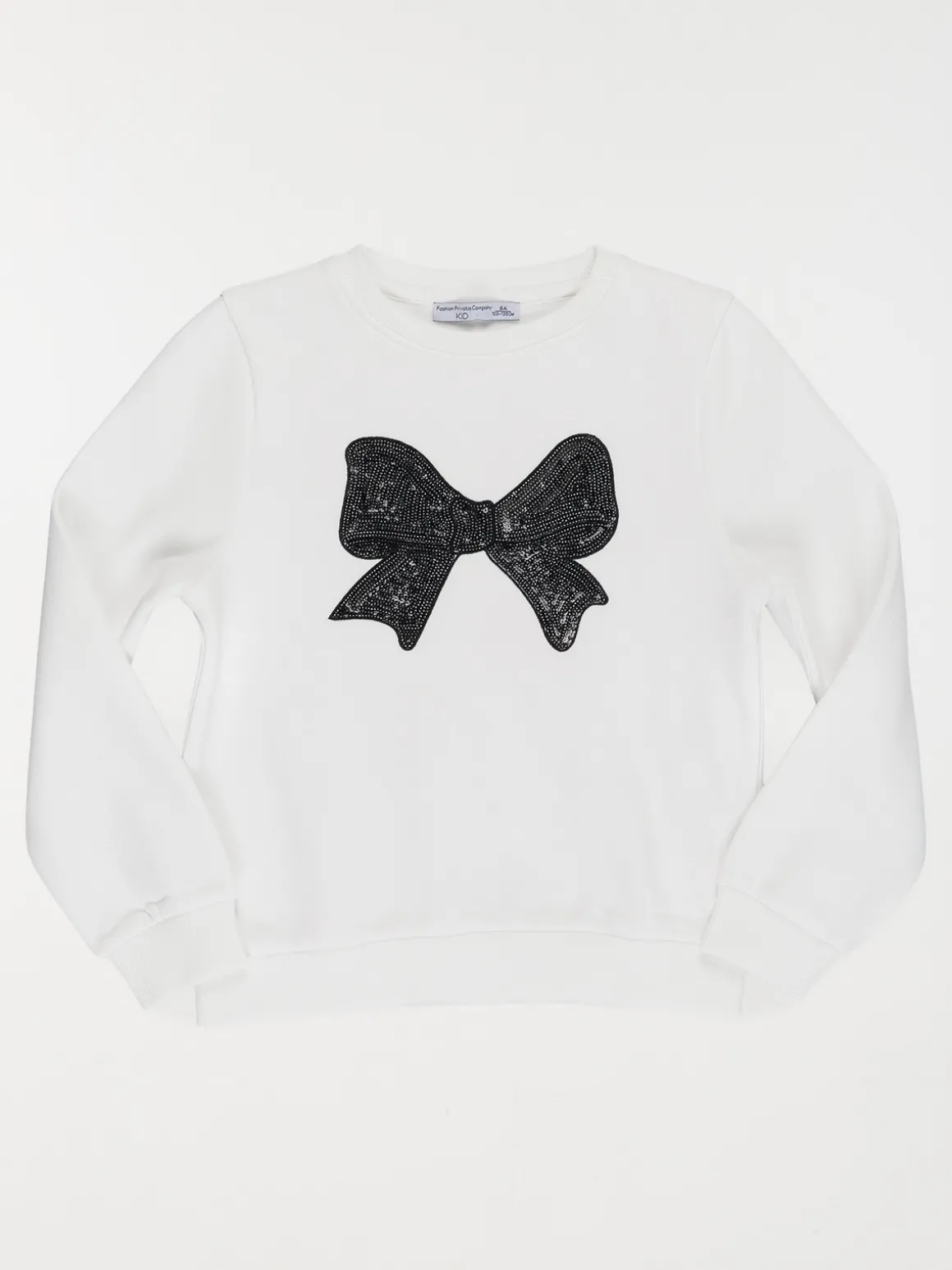 Sweat noeud en sequin fille (3-12A)