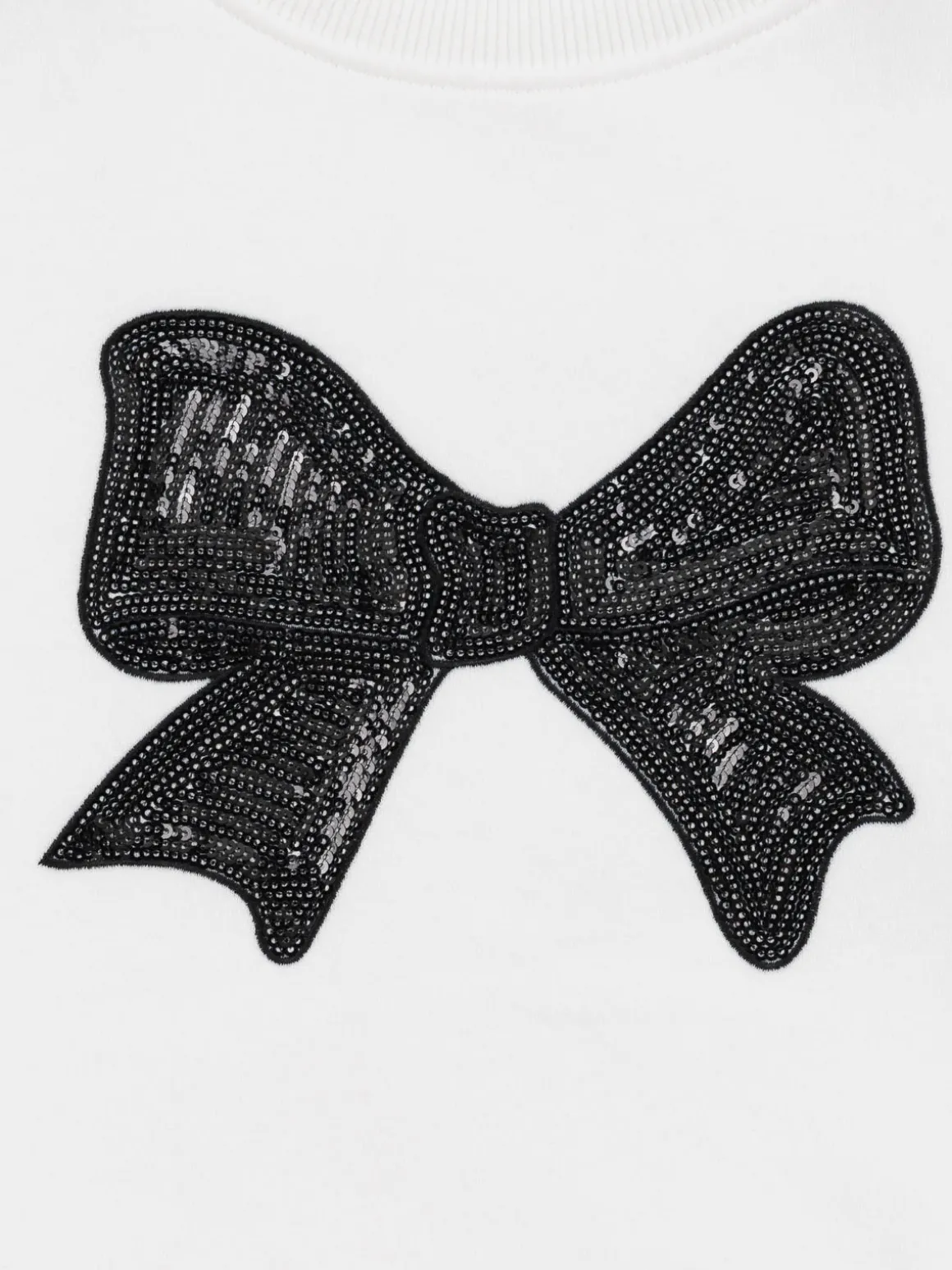 Sweat noeud en sequin fille (3-12A)
