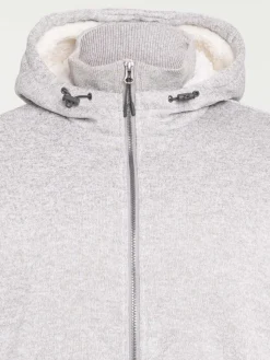 Sweat polaire gris grande taille homme