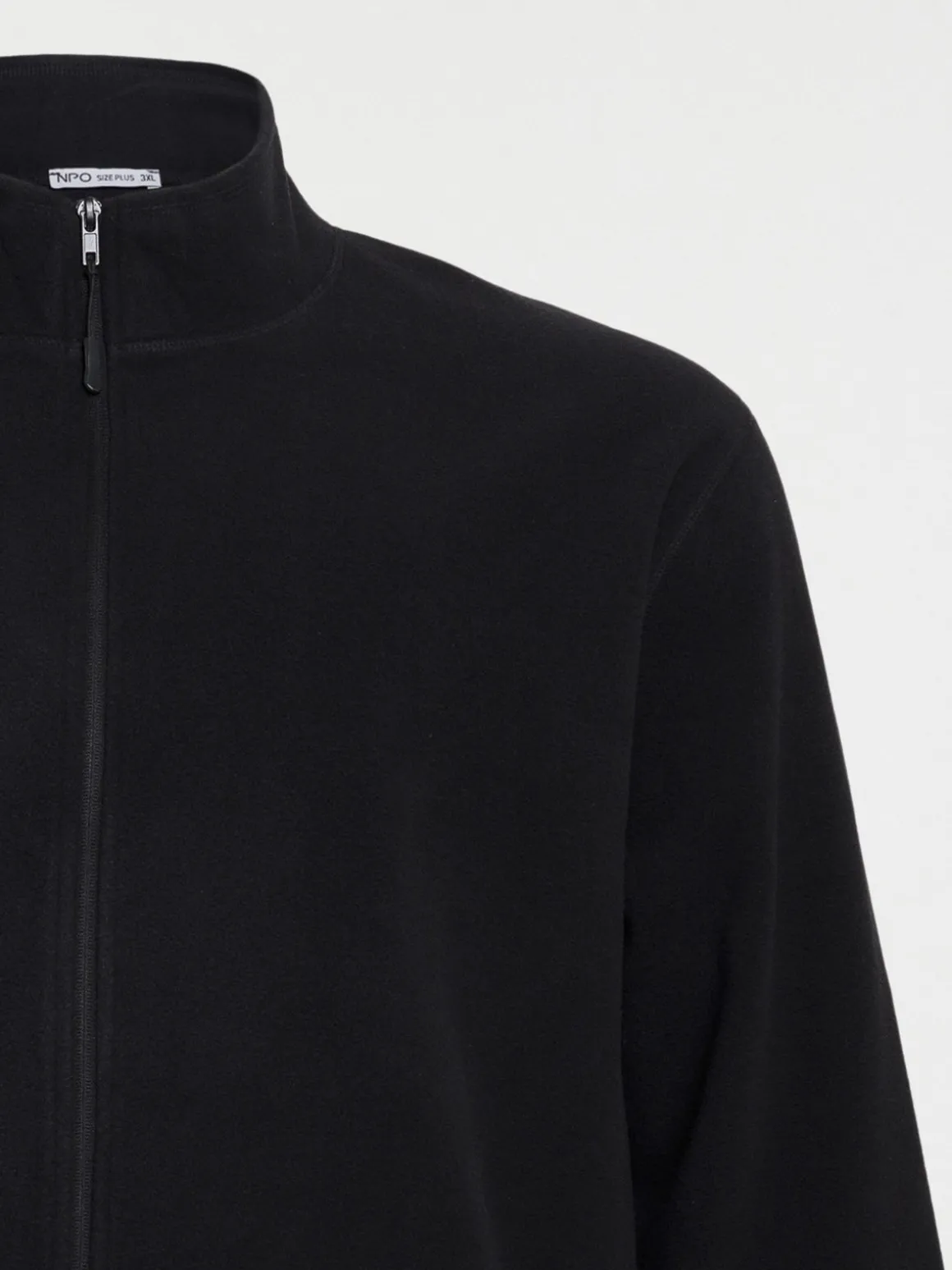 Sweat polaire noir grande taille homme