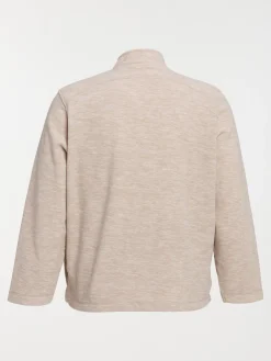 Sweat polaire zippé grande taille femme