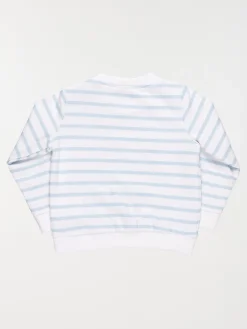 Sweat rayé mini rebelle garçon (3-24M)
