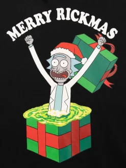 Sweat Rick et Morty noir garçon (XXS-M)