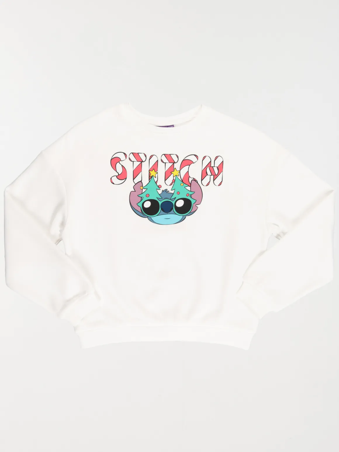 Sweat Stitch Noël écru fille (XXS-M)