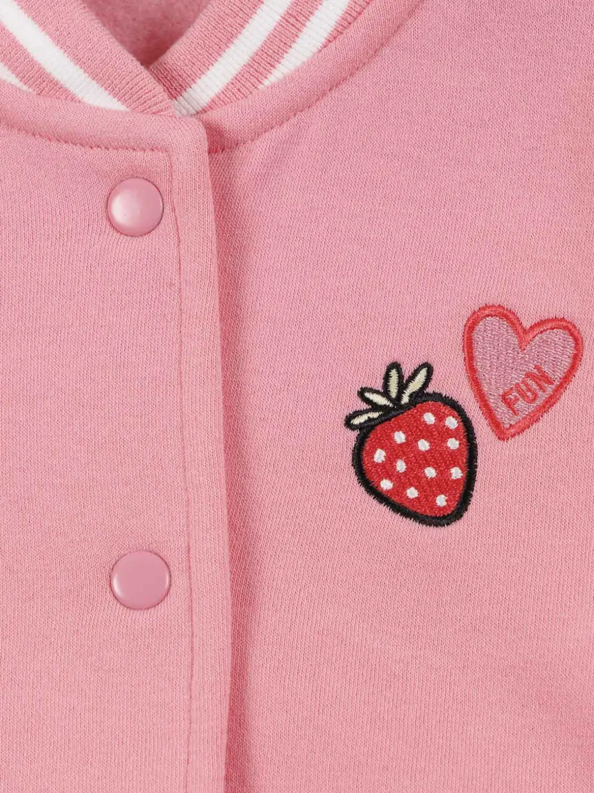 Sweat teddy fraise fille (3-12A)