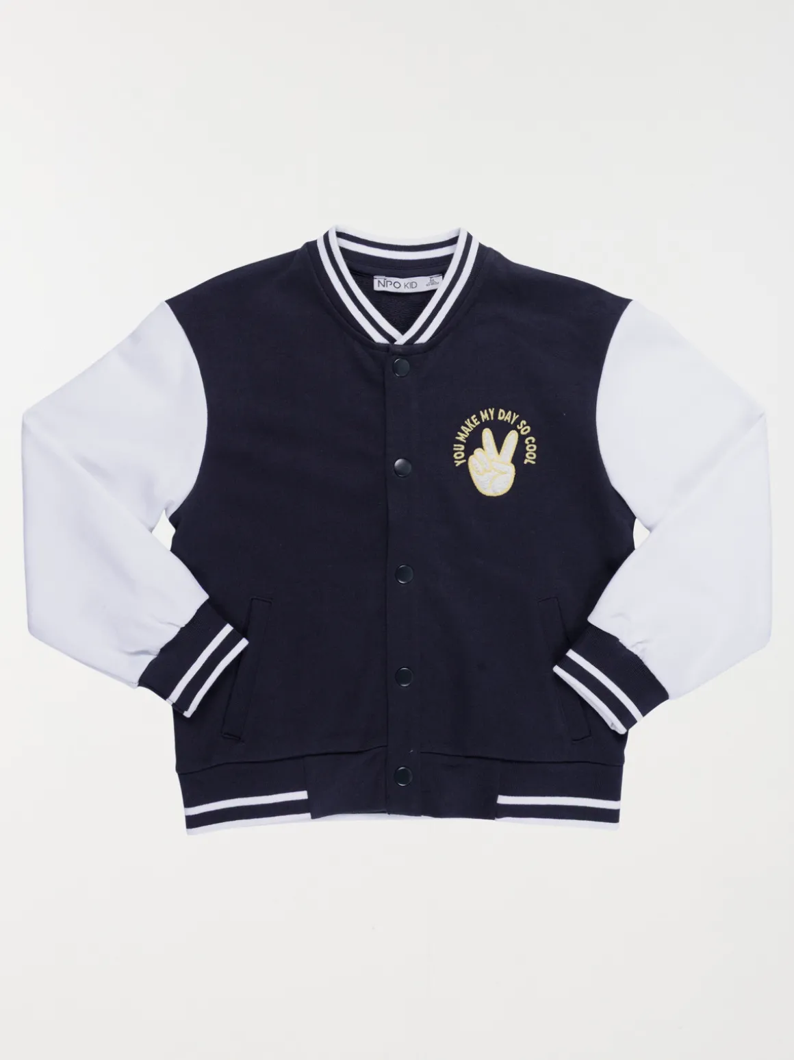 Sweat teddy marine garçon (3-12A)