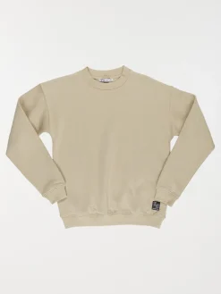 Sweat uni col rond garçon (XXS-M)