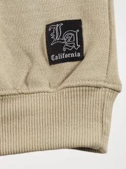Sweat uni col rond garçon (XXS-M)