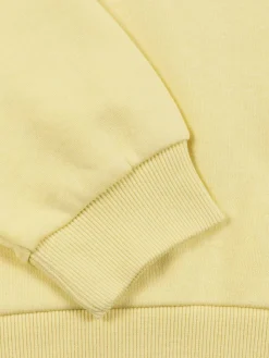 Sweat uni jaune clair fille (3-12A)