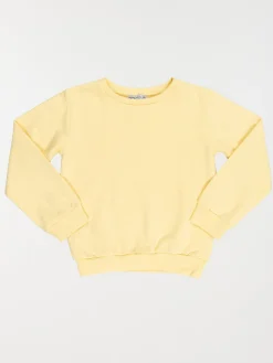 Sweat uni motif garçon (3-12A)