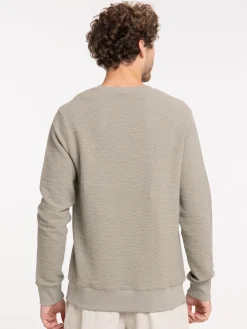 Sweat uni motif poitrine homme