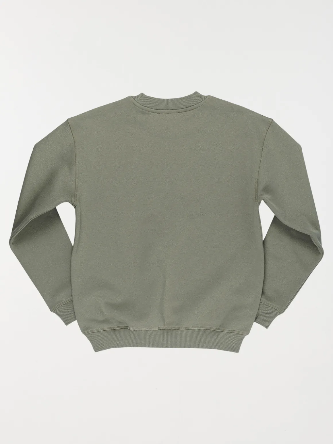 Sweat vert army col rond garçon (XXS-M)