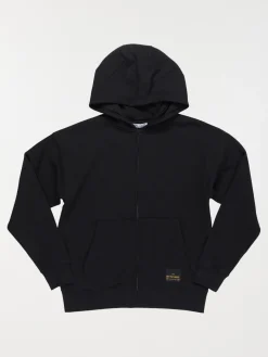 Sweat zippé capuche noir garçon (XXS-M)