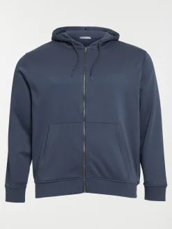 Sweat zippé grande taille homme