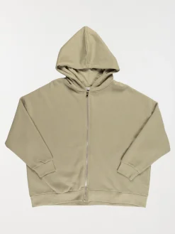 Sweat zippé mousse claire fille (XXS-M)