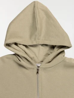 Sweat zippé mousse claire fille (XXS-M)