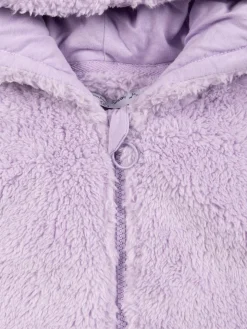 Sweat zippé tout doux fille (3-12A)