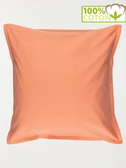 Taie d'oreiller 65 x 65 cm terracotta