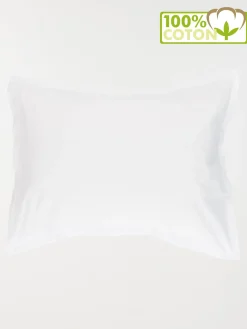Taie d'oreiller 55x70 cm blanc