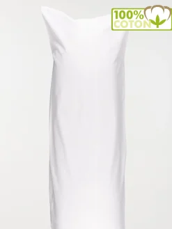 Taie traversin 45 x 185 cm blanc