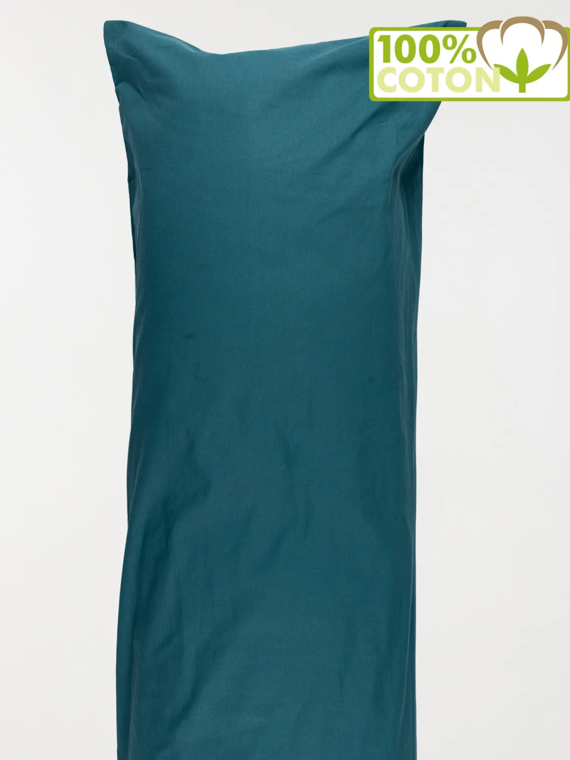Taie traversin 45 x 185 cm émeraude