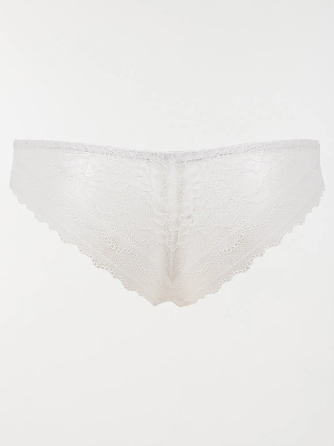 Tanga dentelle ivoire femme (34-46)
