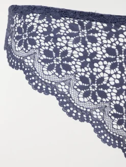 Tanga dentelle outremer femme (S-XL)