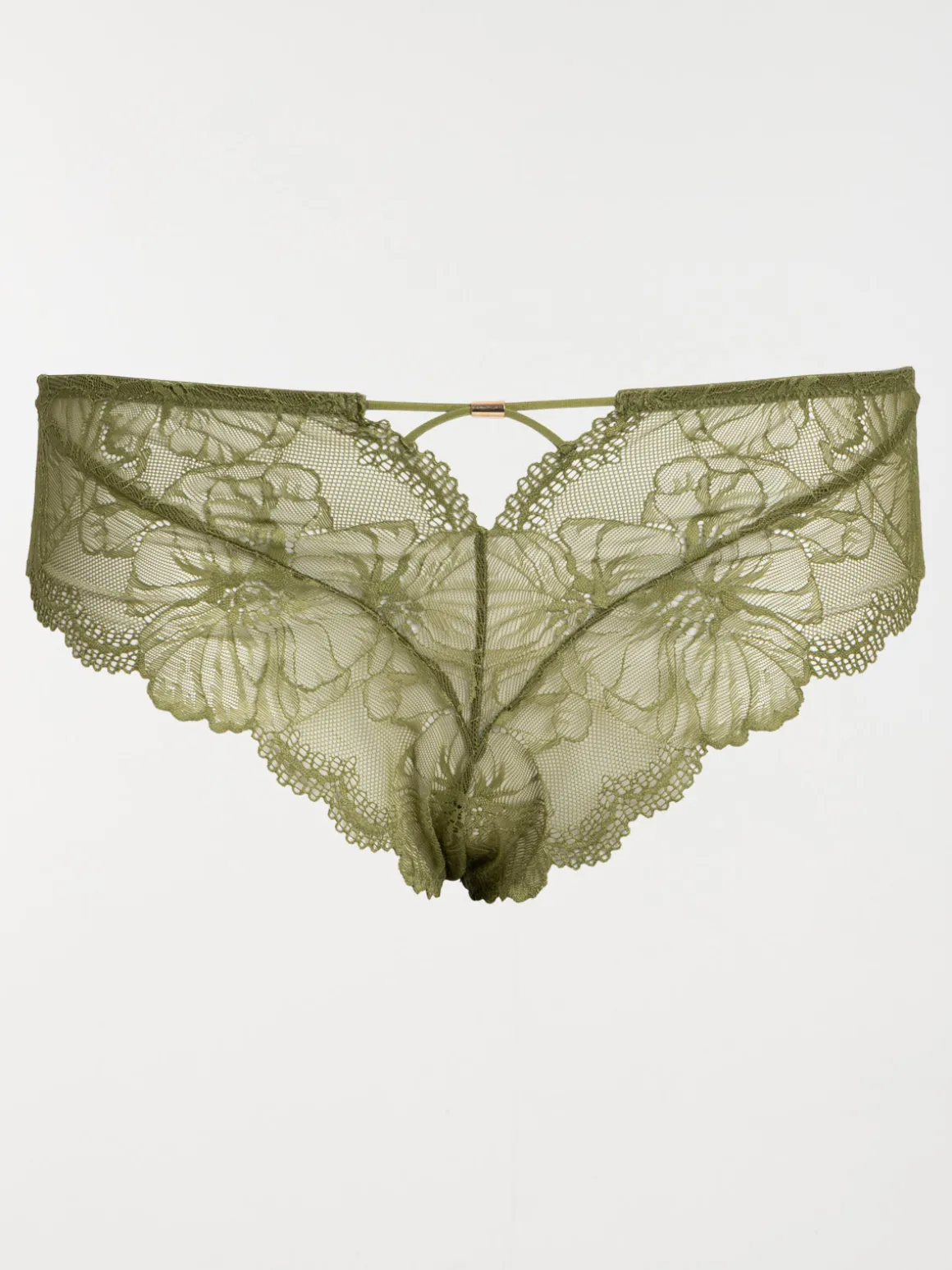Tanga en dentelle fleurie femme (46-56)