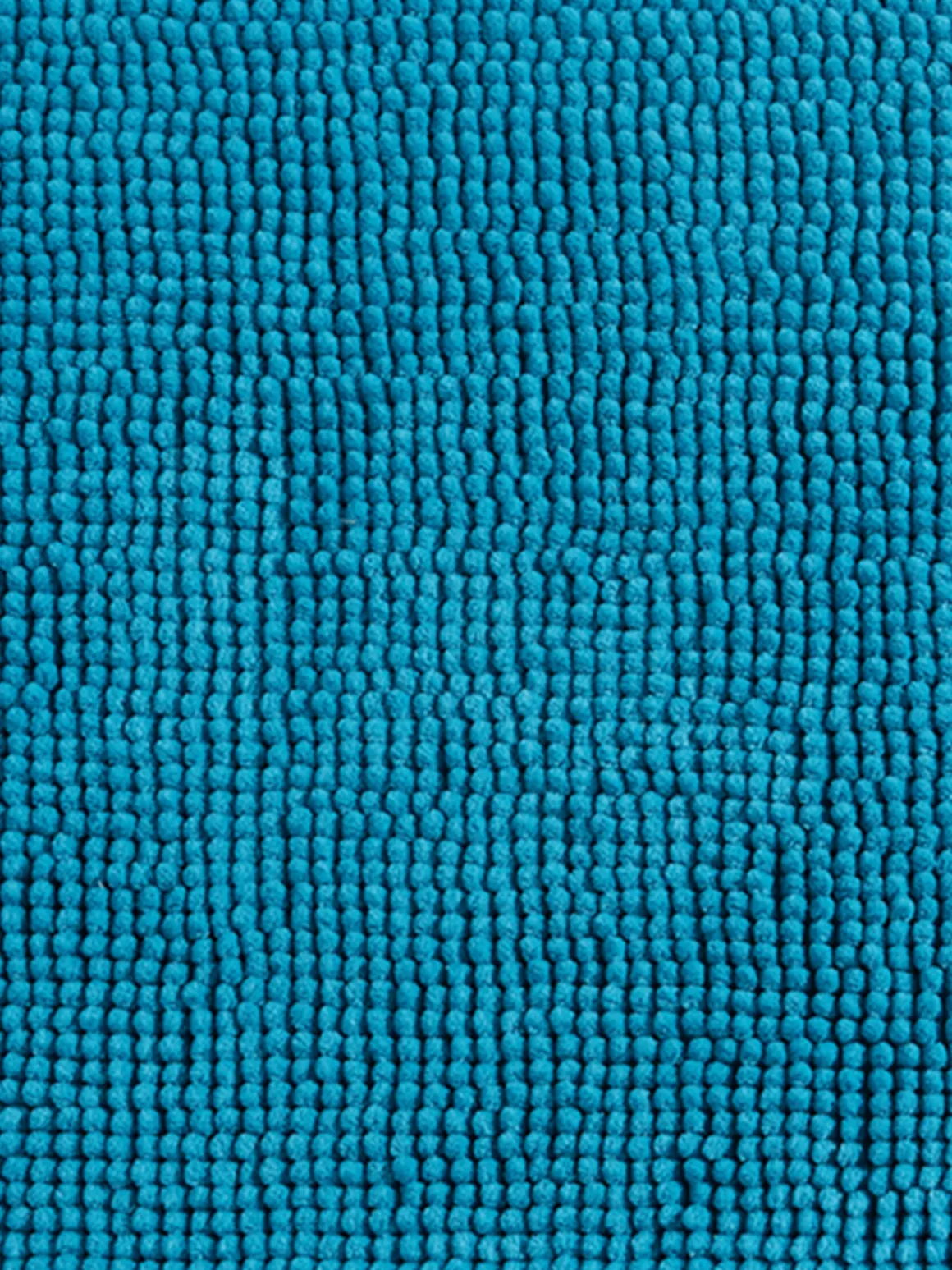 Tapis de bain chenille 50x80cm turquoise
