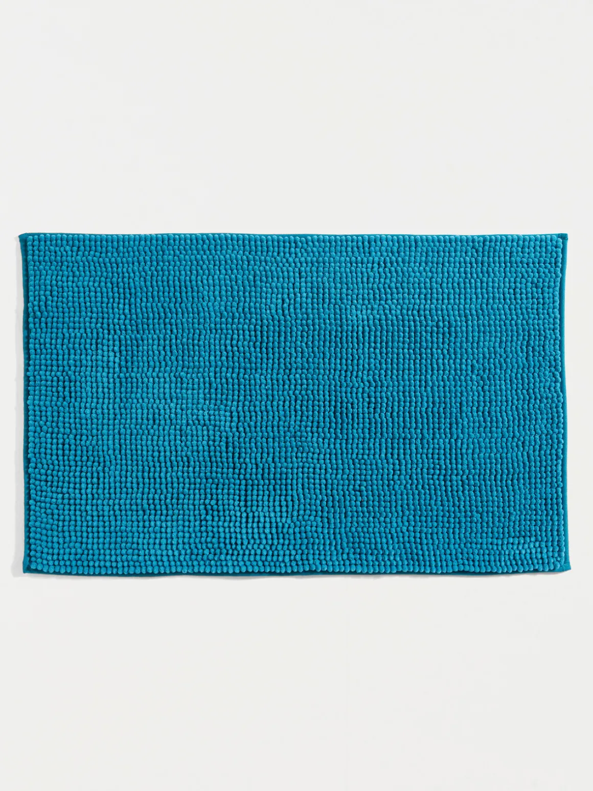 Tapis de bain chenille 50x80cm turquoise