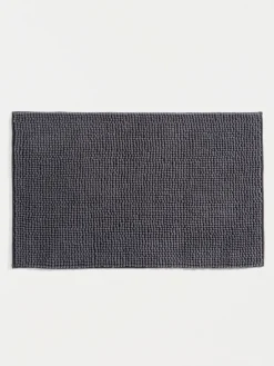 Tapis de bain 50x80 cm gris anthracite