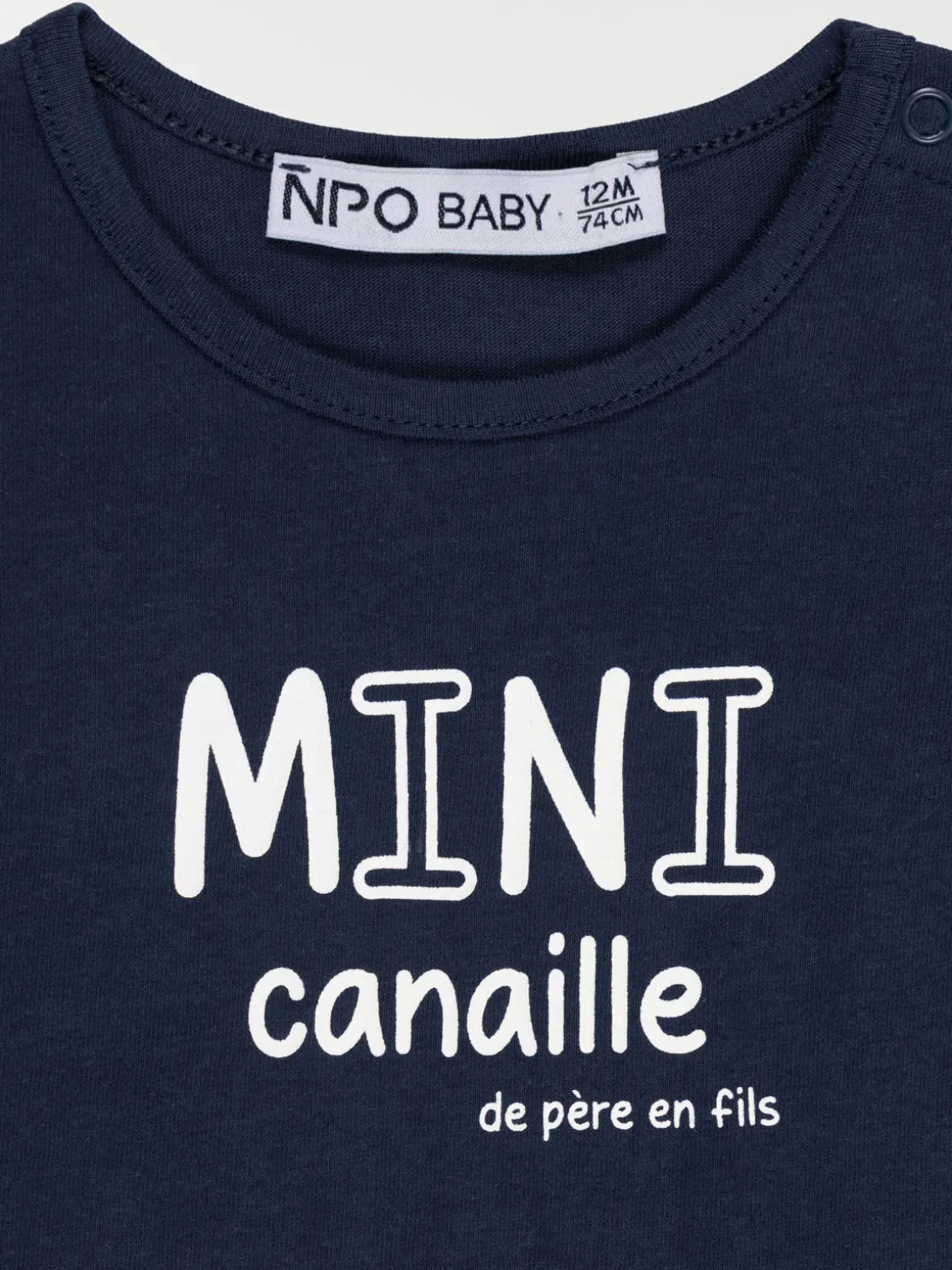 Tee-shirt à message garçon (3-36M)
