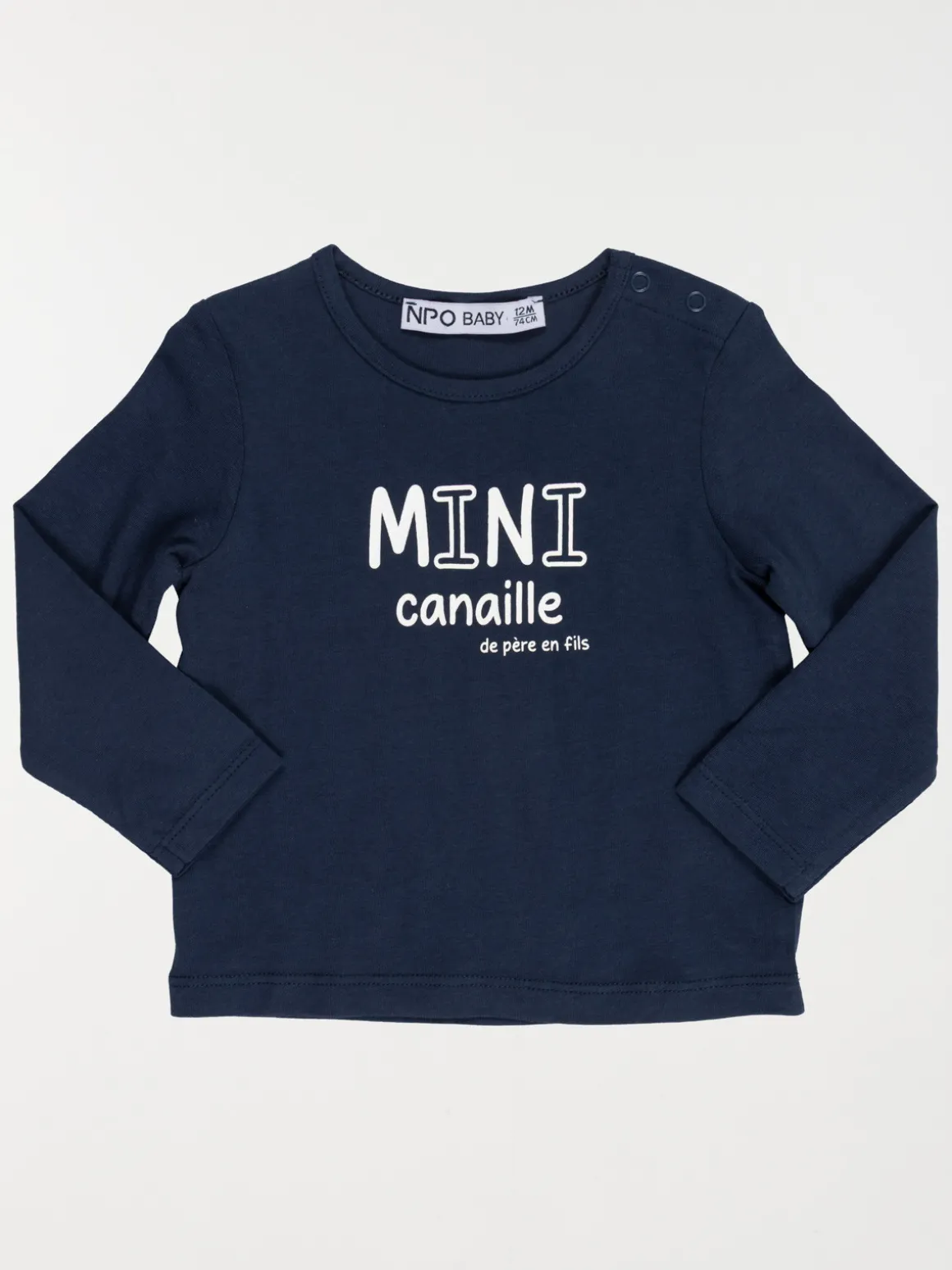 Tee-shirt à message garçon (3-36M)