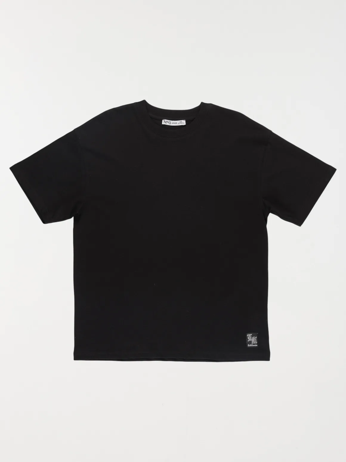 Tee-shirt basique noir garçon (XXS-M)