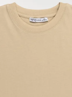 Tee-shirt basique uni garçon (XXS-M)