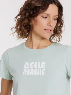 Tee-shirt belle rebelle femme