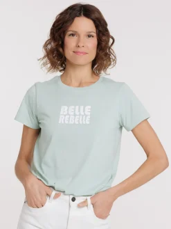 Tee-shirt belle rebelle femme