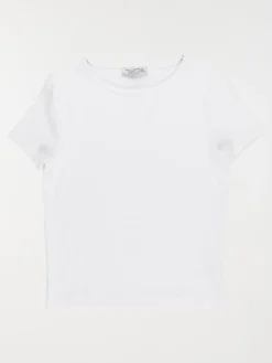 Tee-shirt blanc côtelé fille (XXS-M)