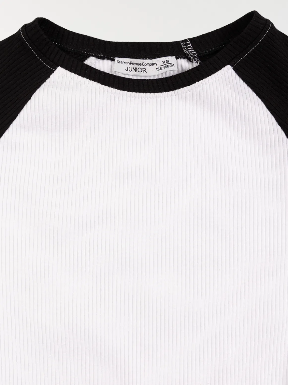 Tee-shirt blanc et noir fille (XXS-M)