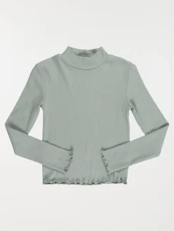 Tee-shirt col montant fille (3-12A)
