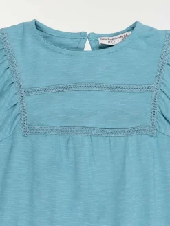 Tee-shirt col rond fille (3-12A)