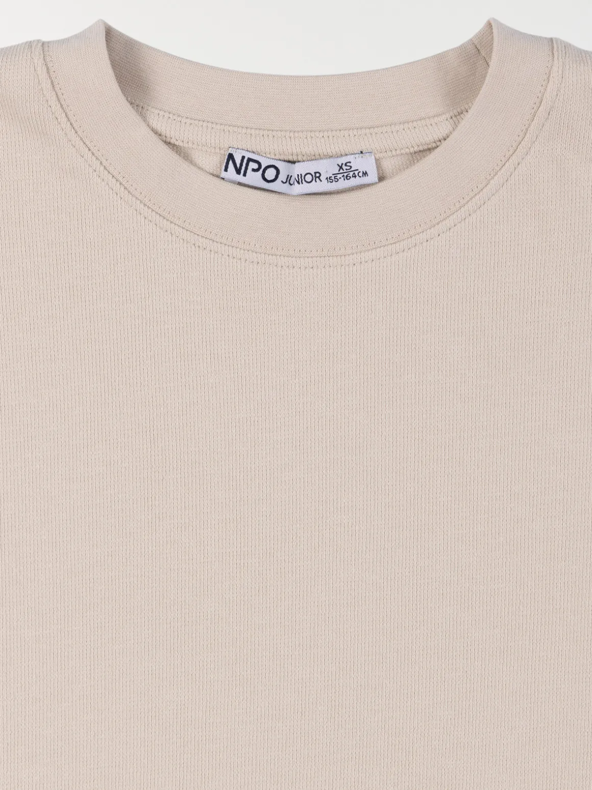 Tee-shirt col rond uni garçon (XXS-M)