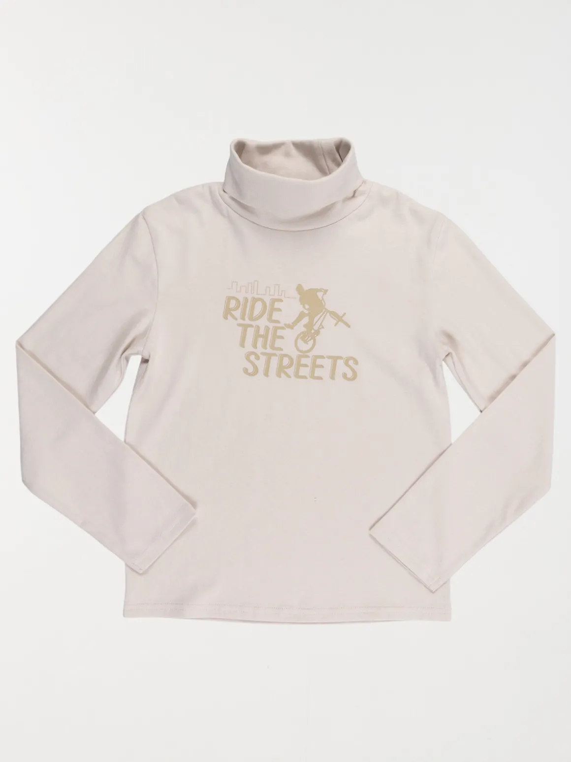 Tee-shirt col roulé garçon (3-12A)